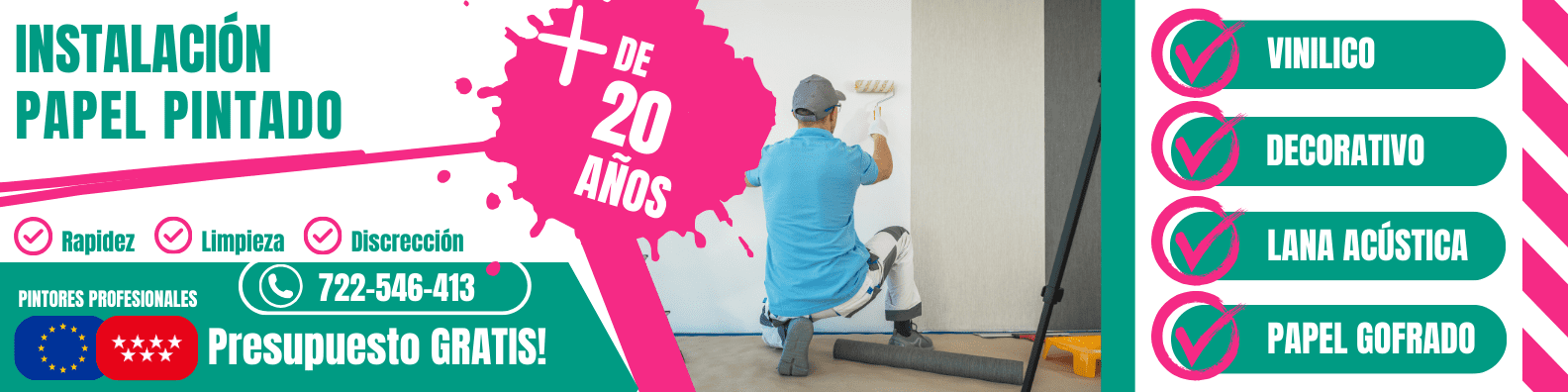 Instaladores profesionales de papel pintado madrid