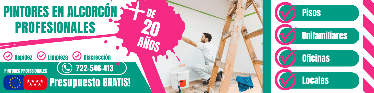 Pintores profesionales en Alcorcón