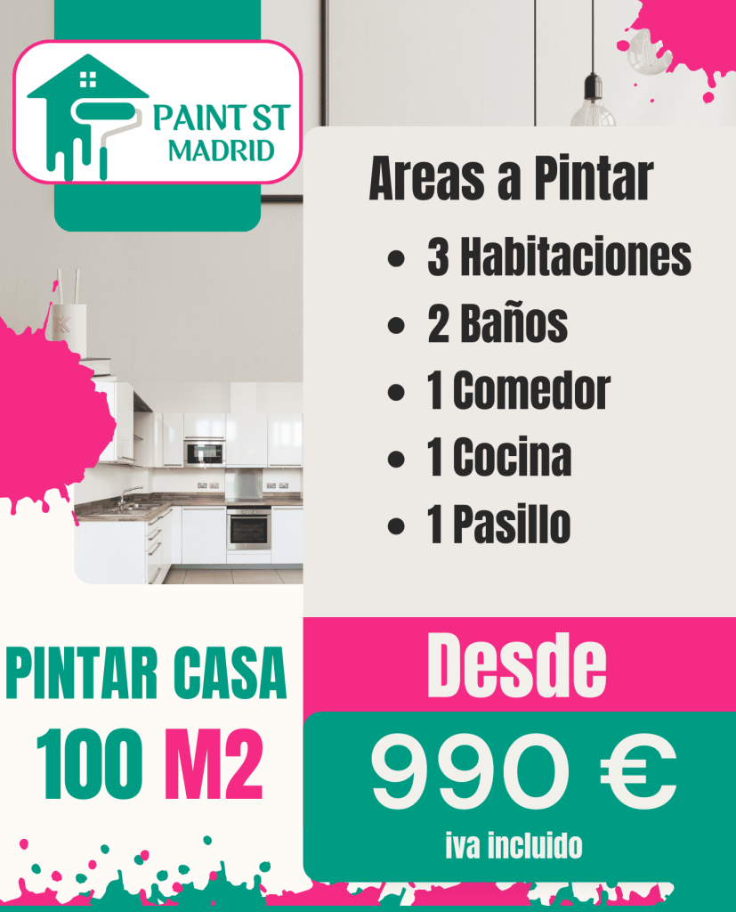 Precios pintar piso 100 m2