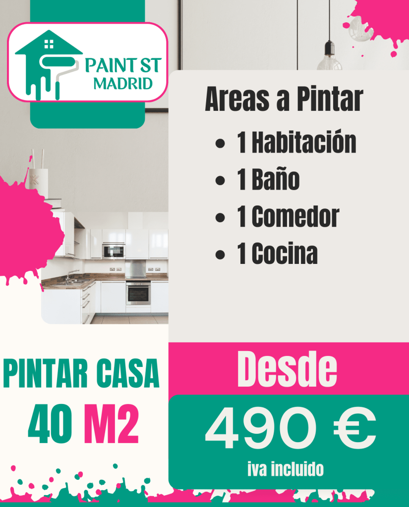 precios pintar piso 40 m2