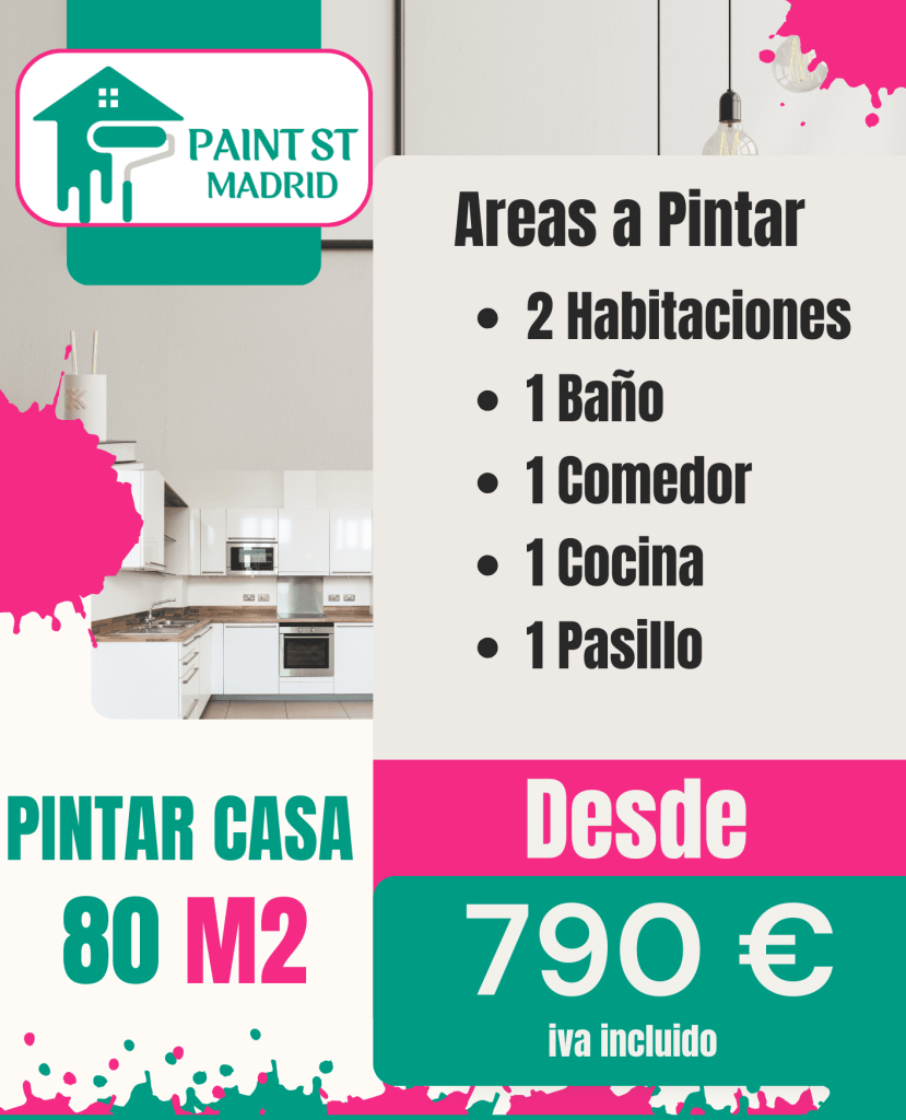 precios pintar piso 80 m2