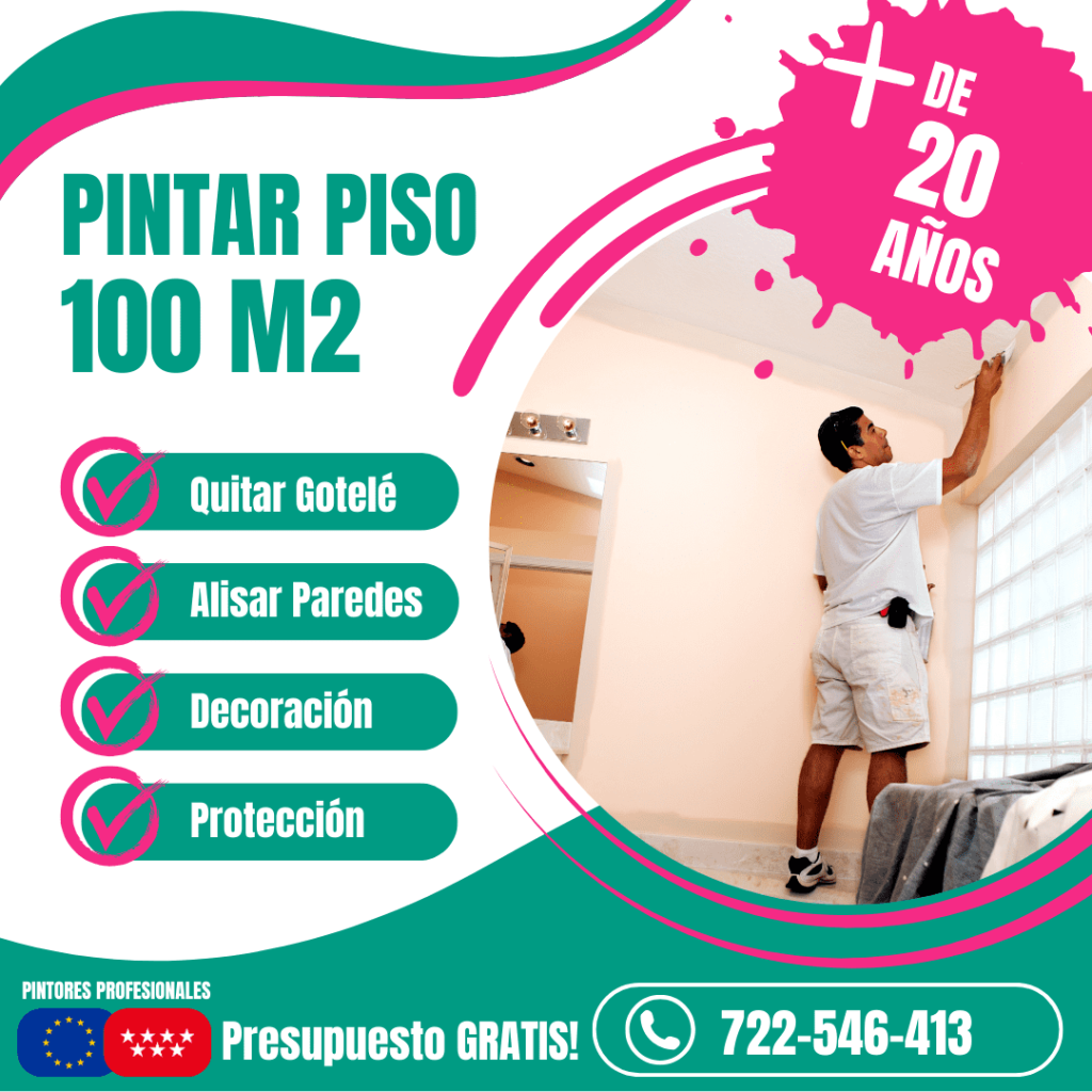precio pintar piso 100 m2