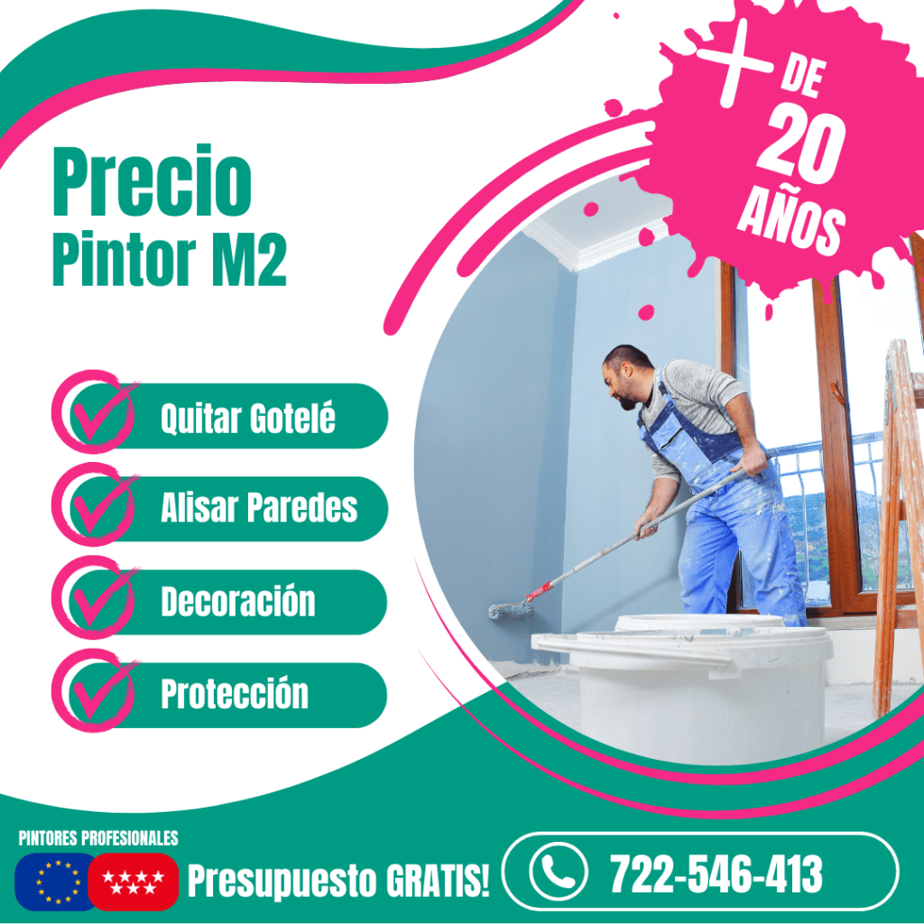 Precio pintor m2 madrid