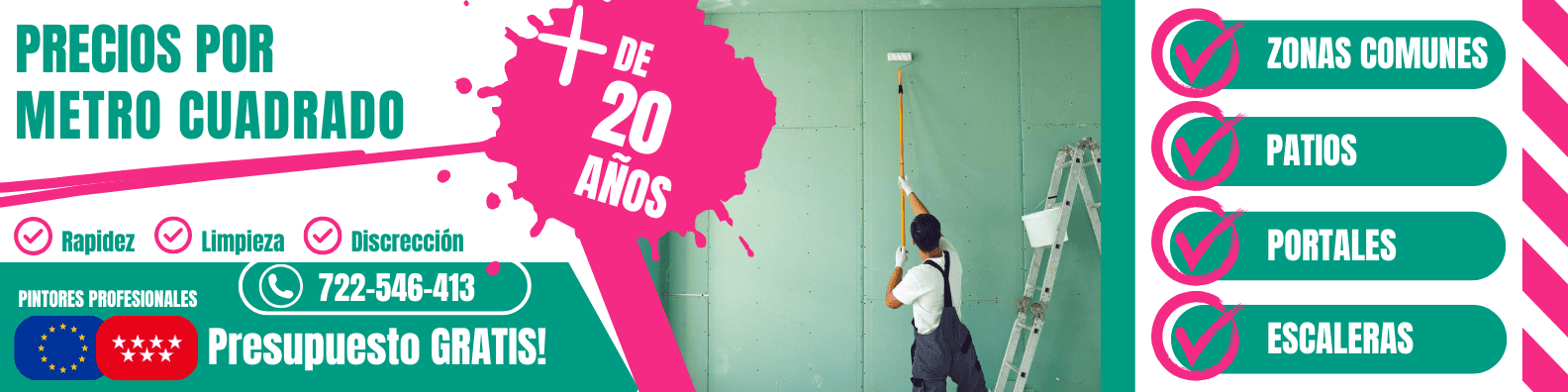 precio pintor metro cuadrado